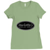merlottes bar and grill t shirt Ladies Fitted T-Shirt