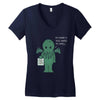 monster issues cthulhu Women's V-Neck T-Shirt
