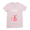 Estimated Delivery September Baby Girl Ladies Fitted T-Shirt