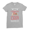 camping lady Ladies Fitted T-Shirt