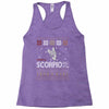 santa scorpio christmas ugly t shirts Racerback Tank