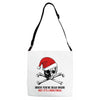 skull christmas Adjustable Strap Totes