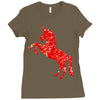 Unicorn Art Ladies Fitted T-Shirt