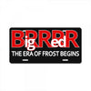 big red brrr - frost football License Plate