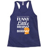 funny little brains Racerback Tank