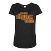 drunk show Maternity Scoop Neck T-shirt