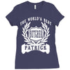 worlds best butcher Ladies Fitted T-Shirt