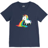 where rainbows come from (green) V-Neck Tee