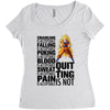 super saiyan quitting is not Women's Triblend Scoop T-shirt