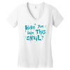 have you seen this snail Women's V-Neck T-Shirt