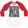straight outta jersey city 3/4 Sleeve Shirt