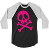 pink pirate 3/4 Sleeve Shirt