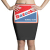 bazooka joe bubble gum logo ideal birthday present or gift Pencil Skirts
