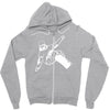 snowboarder freestyle piste snowboarden sport Zipper Hoodie