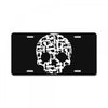 cat skull License Plate