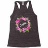 Floral Baby Name Racerback Tank