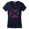 rebel girl Women's V-Neck T-Shirt