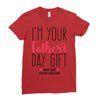 I'm Your Father's Day Gift Mom Says You're Welcome Ladies Fitted T-Shirt