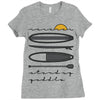 stand up paddle Ladies Fitted T-Shirt