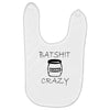 batshit crazy mini Baby Bibs