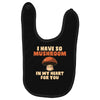 i have so mushroom for you Baby Bibs