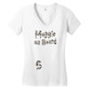 Muggle On Board Hunter Women's V-Neck T-Shirt