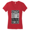 fortnite tilted towers Women's V-Neck T-Shirt