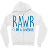 rawr (i'm a dinosaur) Zipper Hoodie