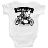 let the sea and get more energy white Baby Onesie