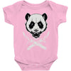 black metal panda Baby Onesie
