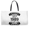 Premium Vintage  1989 Weekender Totes