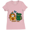 scaredy cats Ladies Fitted T-Shirt