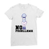 no probllama Ladies Fitted T-Shirt