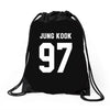 jung kook 97 Drawstring Bags