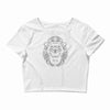 lion face lines Crop Top