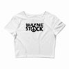 waynes world wayne stock waynestock t shirt 1 2 Crop Top