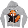 red fox Zipper Hoodie
