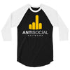antisocial 3/4 Sleeve Shirt
