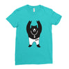 Black Bear Metal Ladies Fitted T-Shirt