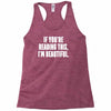 i'm beautiful Racerback Tank