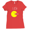 Mr Pacman Ladies Fitted T-Shirt