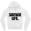 savege life Zipper Hoodie