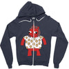 Ugandan Knuckles Zipper Hoodie