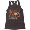 half man , half komodo dragon Racerback Tank