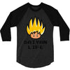 saiyan life 3/4 Sleeve Shirt