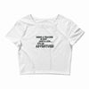 teacher adventure Crop Top