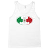 bat man mexican flag mexico logo Tank Top