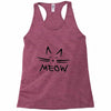 MEOW CAT Racerback Tank