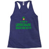 leprechauns made me do it Racerback Tank