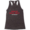 Suck my balls mate Racerback Tank